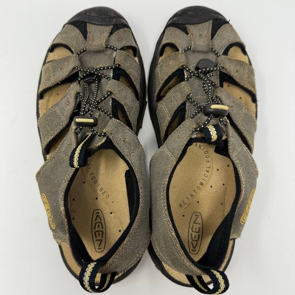 KEEN Newport H2 Sandals Women’s Size 7.5 – Khaki Hiking Water Outdoor Shoes GUC - Picture 6 of 8